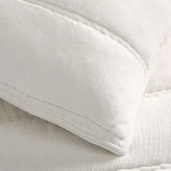 West Elm Chenille Linear Comforter & Shams
