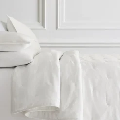 West Elm Chenille Tack Stitch Quilt & Shams