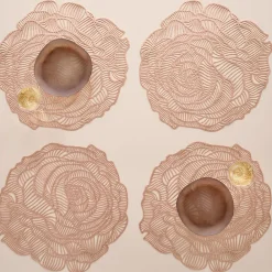 West Elm Chilewich Pressed Rose Placemats (Set of 4)