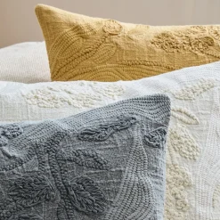 West Elm Chunky Embroidery Floral