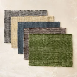 West Elm Chunky Textured Woven Placemats