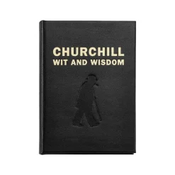 West Elm Churchill Wit & Wisdom Leather-Bound Book