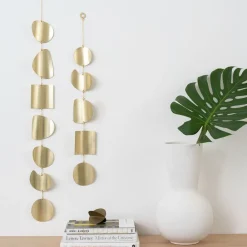 West Elm Circle & Line Mineral Wall Hanging