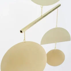 West Elm Circle & Line Swivel Mobile, Brass