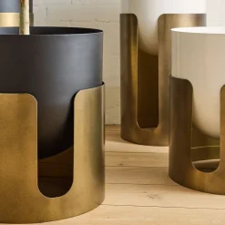 West Elm Ciro Metal Standing Planters