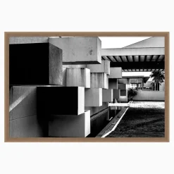 West Elm City Blocks Framed Wall Art
