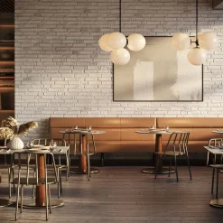 West Elm Claire Restaurant Round Dining Table - Quartz