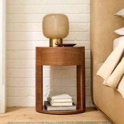 West Elm Claremont Round Nightstand (15")