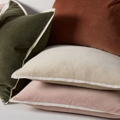 West Elm Classic Cotton Velvet Pillow Cover