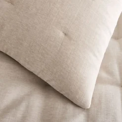 West Elm Classic Cotton Velvet Tack Stitch Quilt & Shams