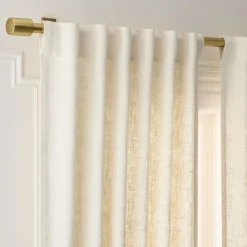 West Elm Classic Slub Linen Curtain
