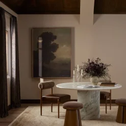 West Elm Claudelle Rounding Dining Table (60")