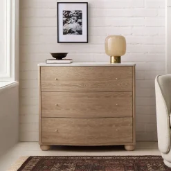 West Elm Clementine Marble 3-Drawer Dresser (36")