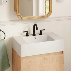 West Elm Closed Wood Washstand (24")