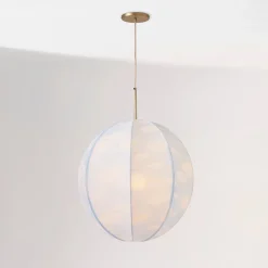 West Elm Cloud Linen Pendant (20")
