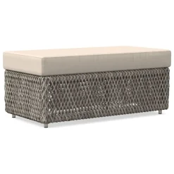 West Elm Coastal Outdoor Ottoman Cushion Cover