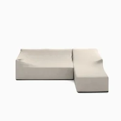 West Elm Coastal Outdoor 2-Piece Chaise Sectional Protective Cover