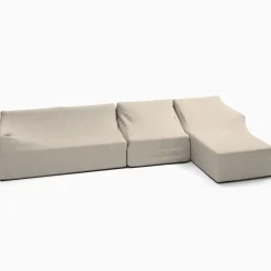 West Elm Coastal Outdoor 3-Piece Chaise Sectional Protective Cover