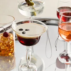 West Elm Cocktail Glass Ornaments