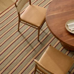 West Elm Colbie Stripe Flatweave Wool Rug