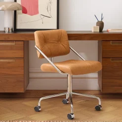 West Elm Colombo Leather Office Chair