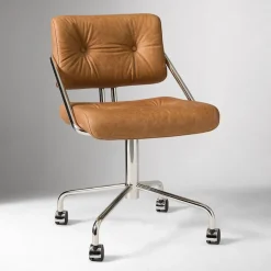 West Elm Colombo Leather Office Chair