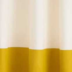 West Elm Colorblock Canvas Shower Curtain