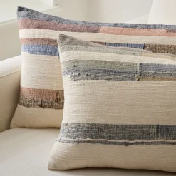 West Elm Colorblock Silk Stripe