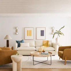 West Elm Color Form L Framed Wall Art by David Grey