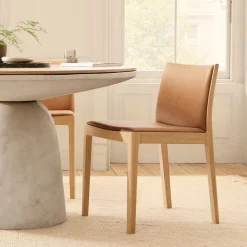 West Elm Como Leather Dining Chair