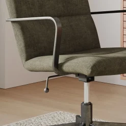 West Elm Cooper Mid-Century High-Back Swivel Office Chair
