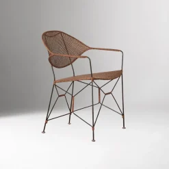 West Elm Coralia Rattan Indoor/Outdoor Dining Arm Chair