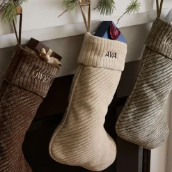 West Elm Corded Bias Velvet Stockings