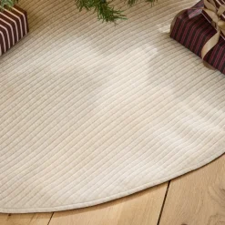 West Elm Corded Bias Velvet Tree Skirt
