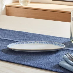 West Elm Costa Nova Brisa Stoneware Oval Platter