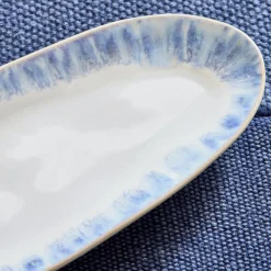 West Elm Costa Nova Brisa Stoneware Oval Platter