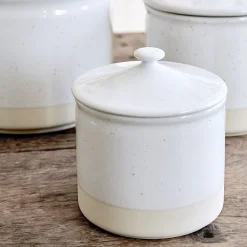 West Elm Costa Nova Fattoria Stoneware Lidded Canister