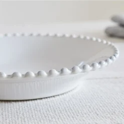 West Elm Costa Nova Pearl Stoneware Pasta Plates (Set of 4)