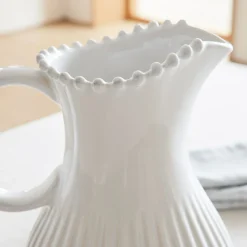 West Elm Costa Nova Pearl White Pitcher
