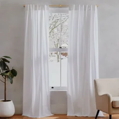 West Elm Cotton Canvas Curtain (Set of 2)