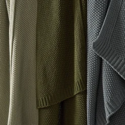West Elm Cotton Knit Throw