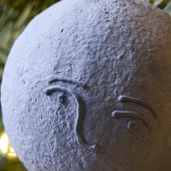 West Elm Cotton Mache Full Moon Ornament