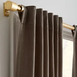 West Elm Cotton Velvet Blackout Curtain