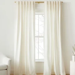 West Elm Cotton Velvet Blackout Curtain