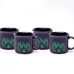West Elm Counter Couture Camping Ceramic Campfire Mug