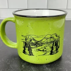 West Elm Counter Couture Mountain Ceramic Campfire Mug