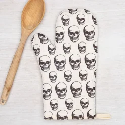 West Elm Counter Couture Skull Oven Mitt & Pot Holder