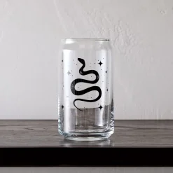 West Elm Counter Couture Snake Can Glass