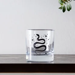 West Elm Counter Couture Snake Whiskey Glass