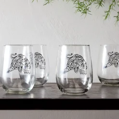 West Elm Counter Couture Stemless Wine Glass Sets